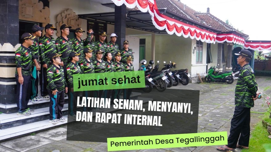 Gambar Untuk Kegiatan Jumat Perangkat Desa Tegallinggah: Latihan